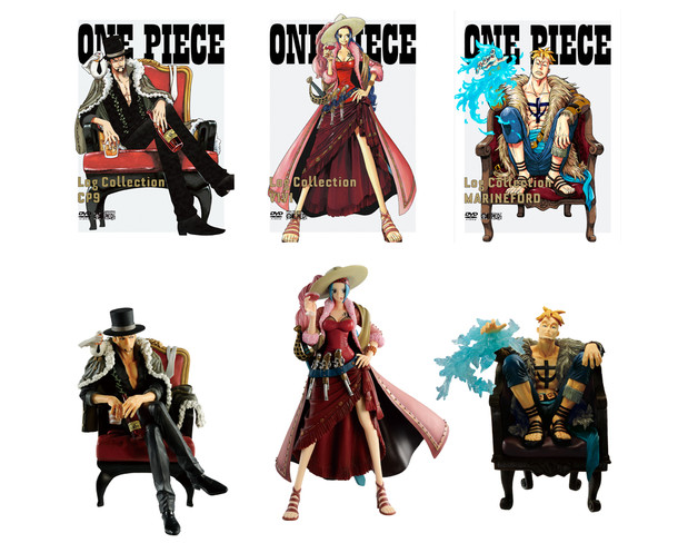 One Piece くじでdvdジャケットのルッチ ビビ マルコがフィギュアに Happy コミック