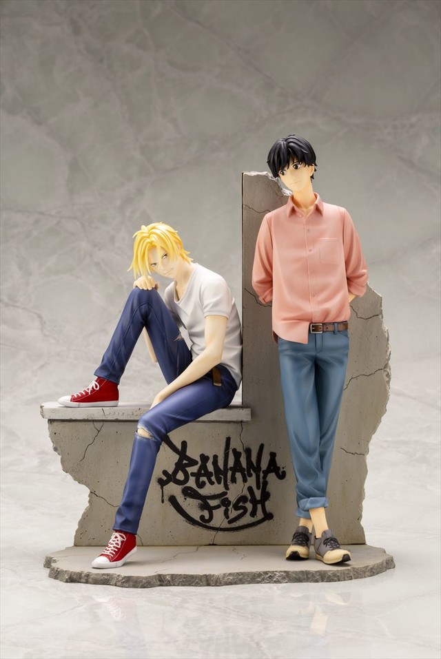 Banana Fish アッシュ 英二がセットでフィギュア化 寝顔パーツが特典に Happy コミック