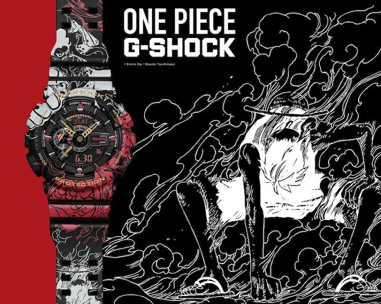One Piece ドラゴンボールz のg Shock登場 ルフィと悟空の進化する姿描く Happy コミック