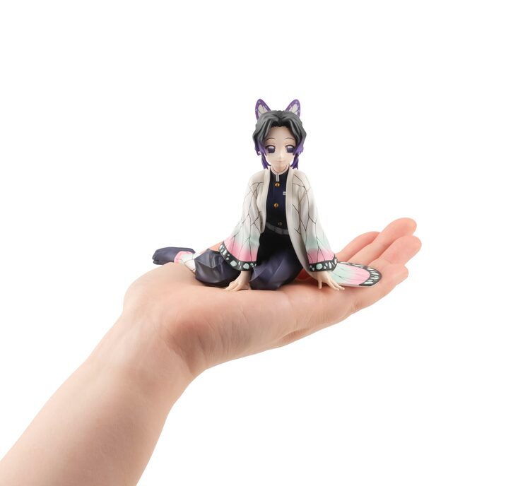 鬼滅の刃 胡蝶しのぶが手のひらサイズで立体化 足を崩してリラックスムード Happy コミック